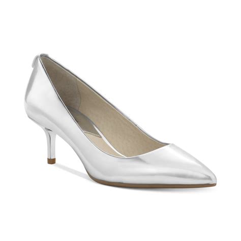 michael kors block heel sandals|michael kors silver kitten heels.